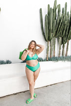 DARE Peekaboo Plunge Bikini Top