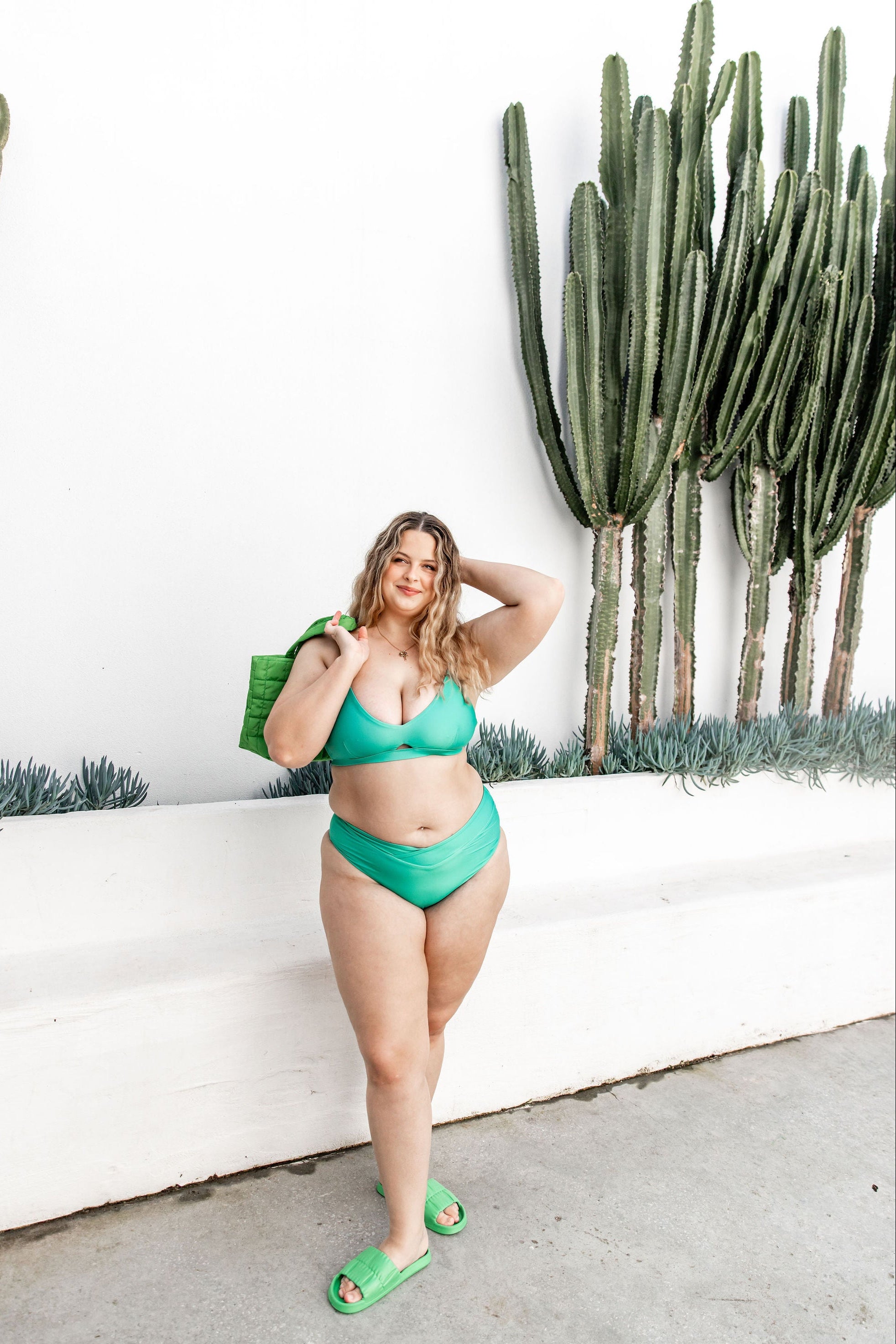 DARE Peekaboo Plunge Bikini Top