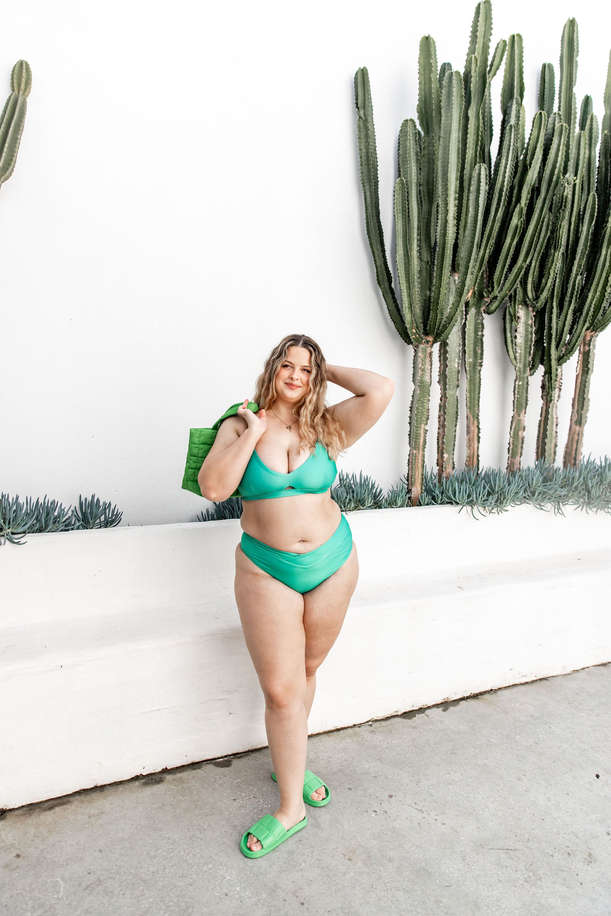 RISE Crossband High Waisted Bikini Bottoms
