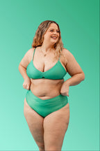 DARE Peekaboo Plunge Bikini Top