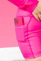 SURRENDER High Waisted Crossband Swim Shorts